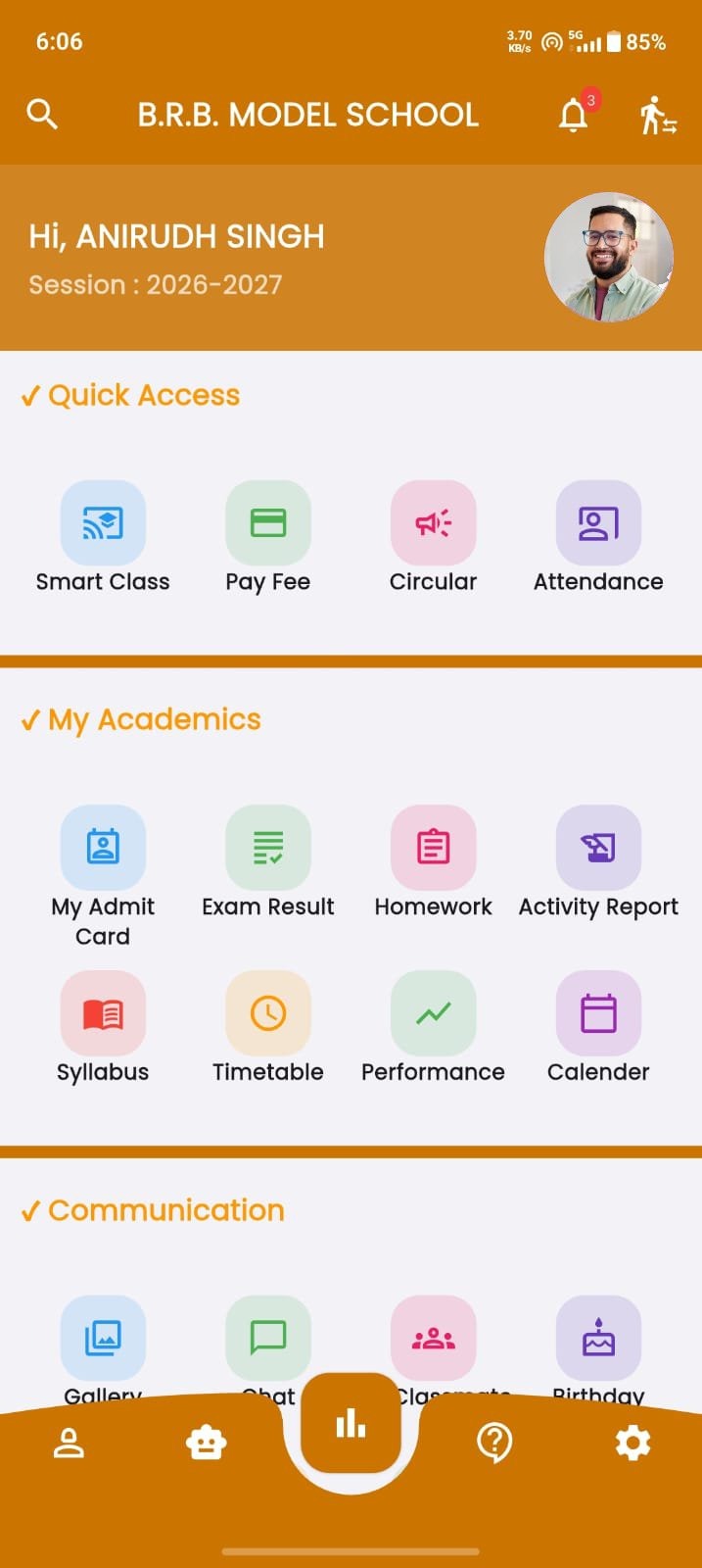 School Axis Chairman & Admin App